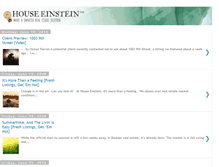 Tablet Screenshot of houseeinstein.com